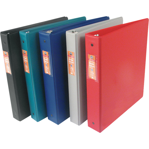 Vinyl Binders, 11" x 8-1/2" x 2", Red SPOC Demo