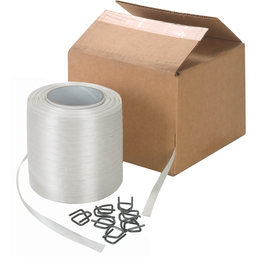Bonded Cord Strapping, Polyester, 1/2" W x 750' L SPOC Demo
