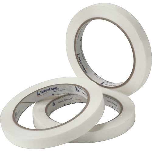 White General Purpose Strapping Tape, 2.7 mils Thick, 12 mm (47/100") x 54.864 m (180')  SPOC Demo