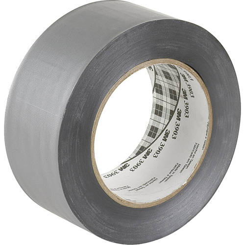 3903 Vinyl Duct Tape, 50 mm (2") W x 45.5 m (149.25') L, 6.3 mils, Grey SPOC Demo