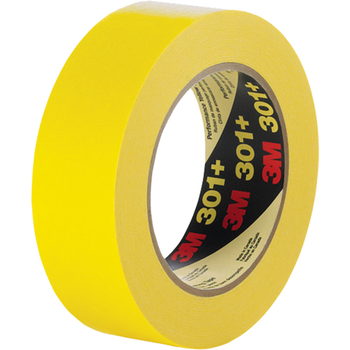 301+ Performance Masking Tape, 12 mm (1/2") x 54.8 m (180'), Yellow SPOC Demo