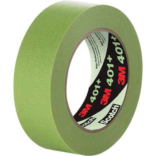 401+ High Performance Masking Tape, 6 mm (1/4") x 55 m (180'), Green SPOC Demo