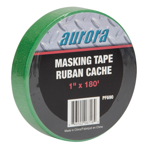 Painters Masking Tape, 25 mm (1") x 55 m (180'), Green SPOC Demo