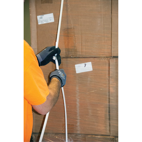 Strapping, Polypropylene, 3/8" W x 12900' L, White, Machine Grade SPOC Demo