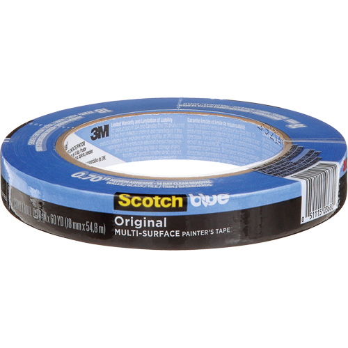 ScotchBlue Original Multi-Surface Painter's Tape 2090, 18 mm (3/4") x 54.8 m (180'), Blue SPOC Demo