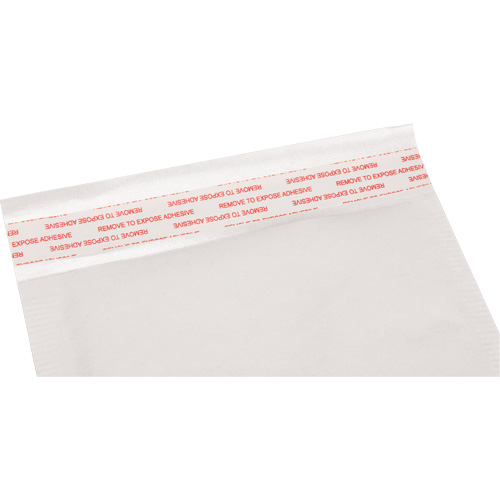 Enveloppe postale coussin&eacute;e, Papier blanc, 5" la x 10" lo SPOC Demo