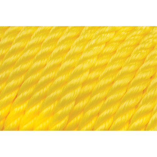 Corde jaune tress&eacute;e 1/2", Polypropyl&egrave;ne, 335' SPOC Demo