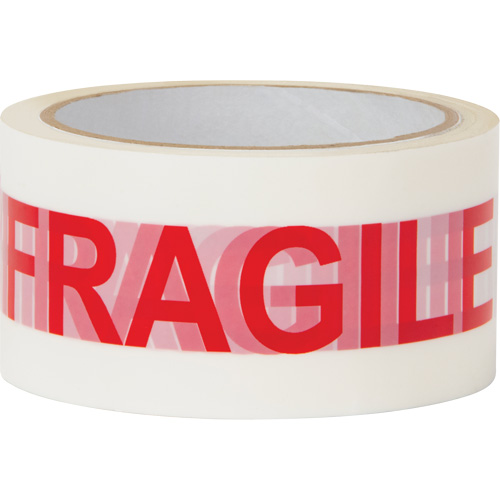 Ruban d'emballage Fragile, Adh&eacute;sif Thermofusible, 2 mils, 48 mm (2") x 100 m (328') SPOC Demo