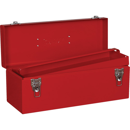 Coffre &agrave; outils, 7-1/8" P x 19" la x 7-1/2" h, Rouge SPOC Demo