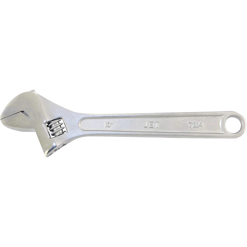 AW-10 Adjustable Wrench, 10" L, 1-1/4" Max Width, Chrome SPOC Demo