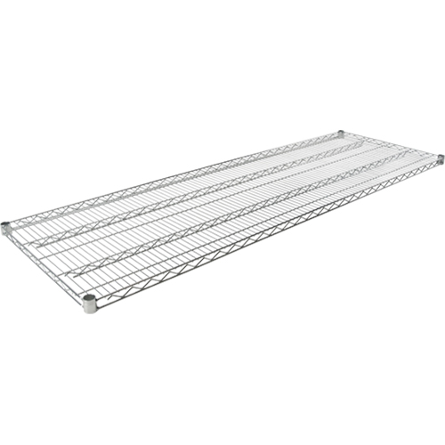 Wire Shelf for Heavy-Duty Chromate Wire Shelving, 60" W x 24" D, 600 lbs. Capacity SPOC Demo