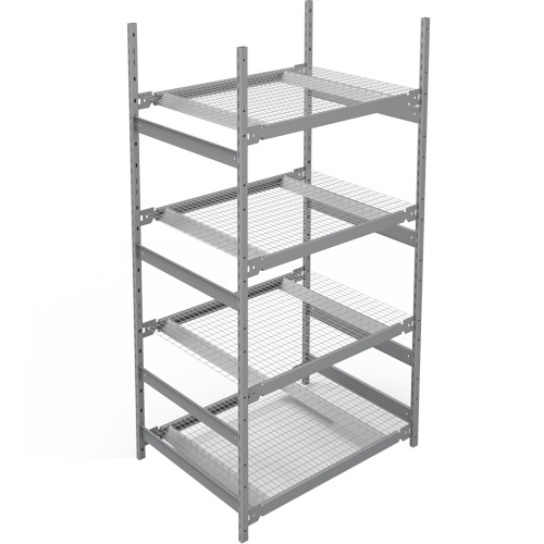 &eacute;tag&egrave;re de grande largeur, Sans boulons, Capacit&eacute; 1340 lb, 42" la x 84" h x 32" p SPOC Demo