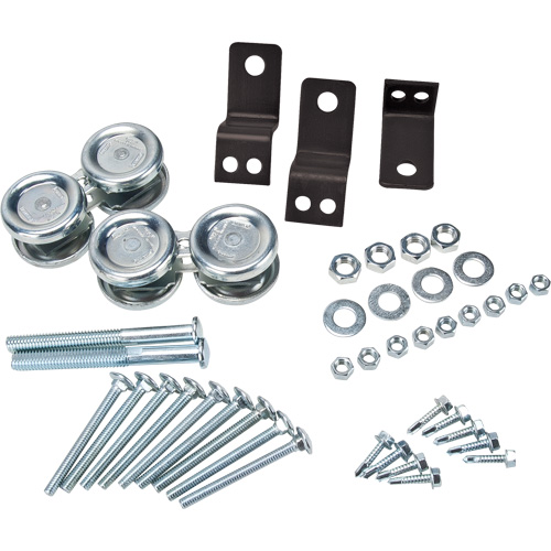 Wire Mesh Partition Sliding Door Hardware Kit SPOC Demo