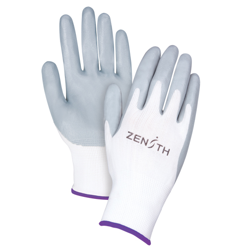 Lightweight Breathable Coated Gloves, 6/X-Small, Foam Nitrile Coating, 13 Gauge, Polyester Shell SPOC Demo
