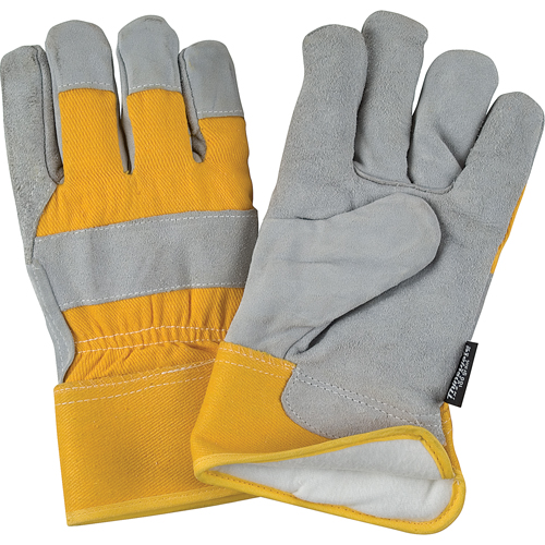 Gants d'ajusteur doubl&eacute;s pour l'hiver &agrave; chaleur sup&eacute;rieure, Moyen, Paume en Cuir de vache refendu, Doublure en Thinsulate SPOC Demo