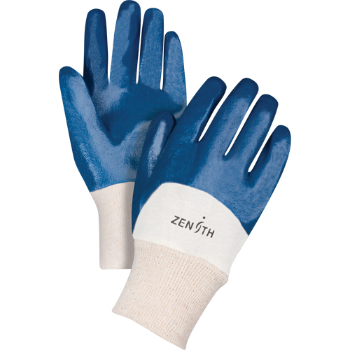 Gants &agrave; doublure interlock de poids moyen, 11/2T-Grand, R&ecirc;vetement Nitrile, Enveloppe en Coton SPOC Demo