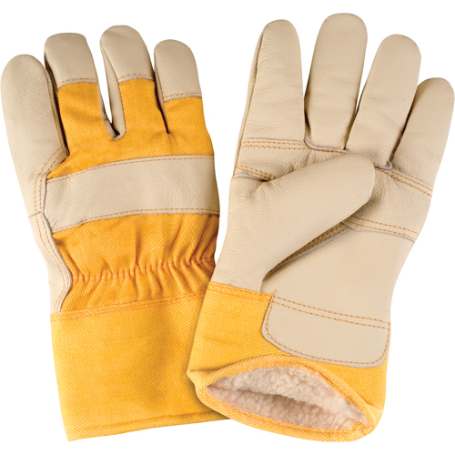 Gants d'ajusteur doubl&eacute;s pour l'hiver d'usage standard, Grand, Paume en Cuir fleur de meuble, Doublure en Boa SPOC Demo
