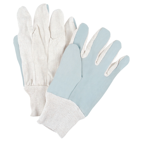 Gants de travail de premi&egrave;re qualit&eacute;, Grand, Paume en Cuir de vache refendu SPOC Demo
