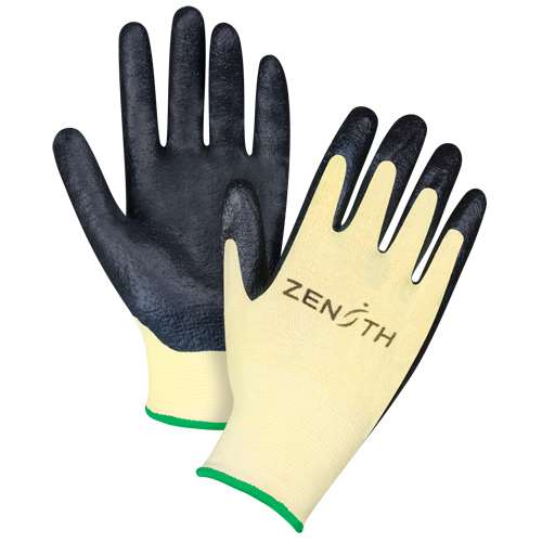 Gants r&eacute;sistants &agrave; la coupe avec prise sup&eacute;rieure, Taille Moyen/8, Calibre 13, Rev&ecirc;tement Mousse de nitrile, Enveloppe en Aramide, ANSI/ISEA 105 niveau 3/EN 388 niveau 5 SPOC Demo