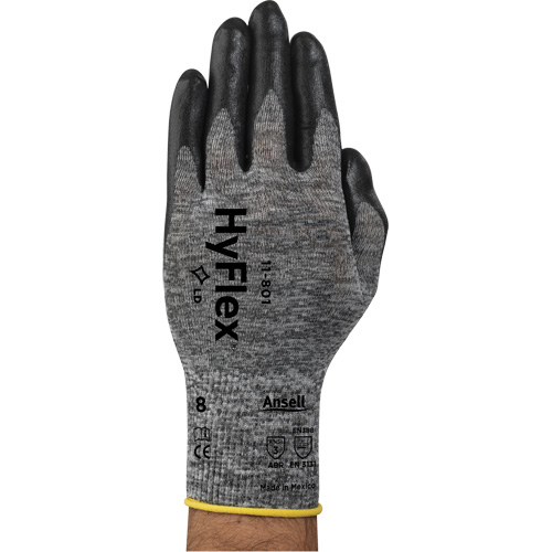 Hyflex&reg; 11-801 Gloves, 7/Small, Foam Nitrile Coating, 15 Gauge, Nylon Shell SPOC Demo