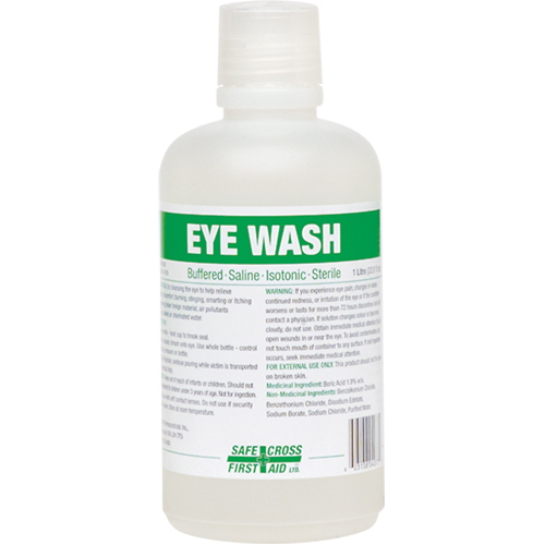 Eyewash Solution, Full Bottle, 1000 ml SPOC Demo
