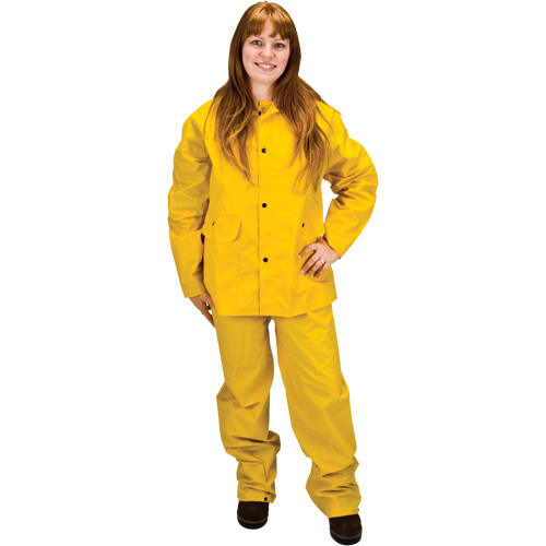 RZ100 Rain Suit, Polyester/PVC, Medium, Yellow SPOC Demo