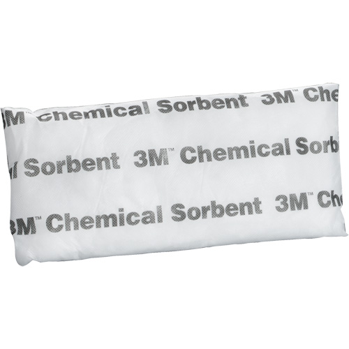 Chemical Sorbent Pillow, Universal, 15" L x 7" W, 11.8 gal. Absorbency/Pkg. SPOC Demo