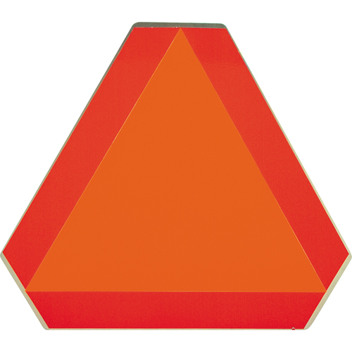 Slow Moving Vehicle Signs, Vinyl, 16" W x 16" H SPOC Demo