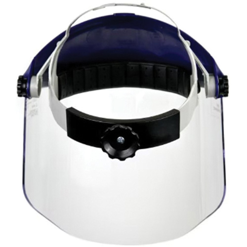 Harnais de t&ecirc;te avec visi&egrave;re, Polycarbonate, Suspension Rochet SPOC Demo