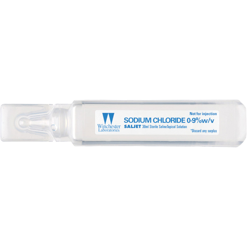 Solution saline Saljet, dose unique, 1,01 oz SPOC Demo