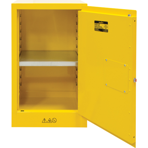 Armoire pour produits inflammables, 12 gal., 1 Porte(s), 23" La x 35" h x 18" p SPOC Demo