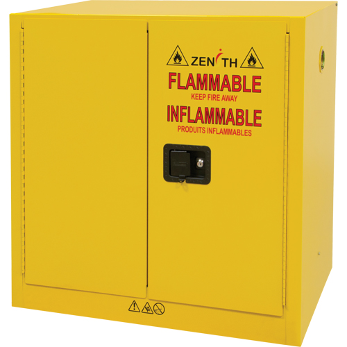 Armoire pour produits inflammables, 22 gal., 2 Porte(s), 35" La x 35" h x 22" p SPOC Demo