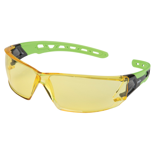 Z2500 Series Safety Glasses, Amber Lens, Anti-Scratch, ANSI Z87+/Meets/Exceeds CSA Z94.3 SPOC Demo