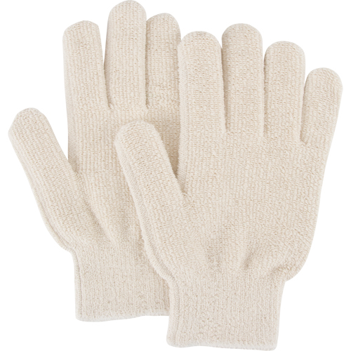 Heat-Resistant Gloves, Terry Cloth, Large, Protects Up To 212° F (100° C) SPOC Demo