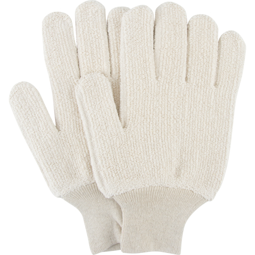 Heat-Resistant Gloves, Terry Cloth, Large, Protects Up To 212° F (100° C) SPOC Demo