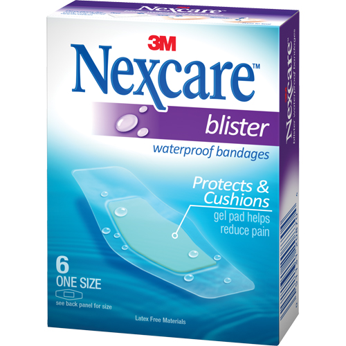 Nexcare Waterproof Blister Bandages, Rectangular/Square, 2-1/4", Plastic, Sterile SPOC Demo