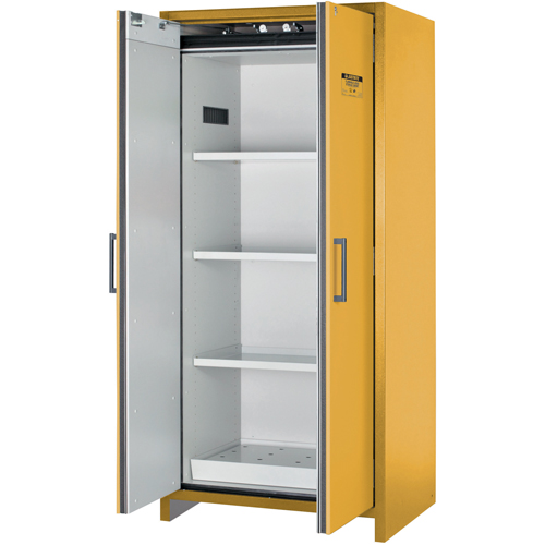 Armoire d'entreposage 90 minutes s&eacute;curitaire et conforme &agrave; la norme EN, 30 gal., 2 Porte(s), 35,16" La x 76,89" h x 24,21" p SPOC Demo