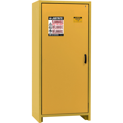 Armoire d'entreposage 30 minutes s&eacute;curitaire et conforme &agrave; la norme EN, 30 gal., 1 Porte(s), 34,02" La x 76,65" h x 24,21" p SPOC Demo