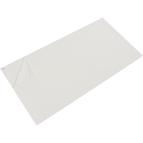 Tapis pelables de rechange pour salle blanche, &eacute;paisseur 1,57 mils, 1-1/2' la, 3-3/4' lo x Blanc SPOC Demo