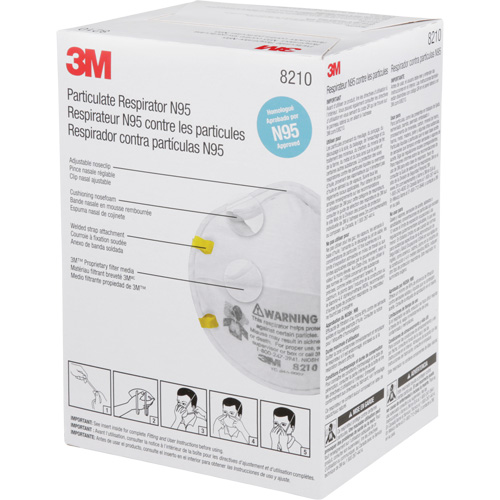 8210 Particulate Respirators, N95, NIOSH Certified SPOC Demo