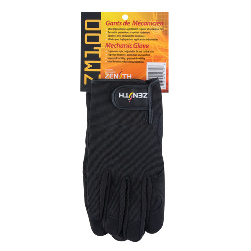 Gants pour m&eacute;canicien ZM100, Paume Synth&eacute;tique, Taille Moyen SPOC Demo