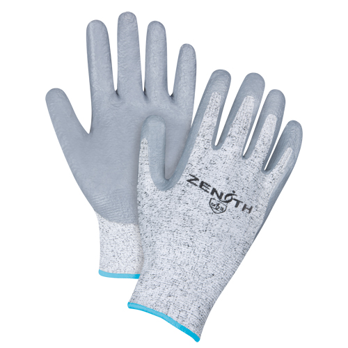 Gants &eacute;lastiques sans coutures r&eacute;sistants &agrave; la coupe, Taille T-Grand/10, Calibre 13, Rev&ecirc;tement Nitrile, Enveloppe en PEHP, ANSI/ISEA 105 niveau 2/EN 388 niveau 3 SPOC Demo