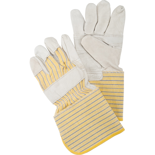 Patch Palm Fitters Gloves, Large, Grain Cowhide Palm, Cotton Inner Lining SPOC Demo