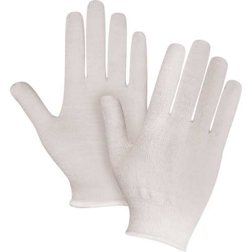 Premium String Knit Gloves, Cotton/Nylon, Large SPOC Demo