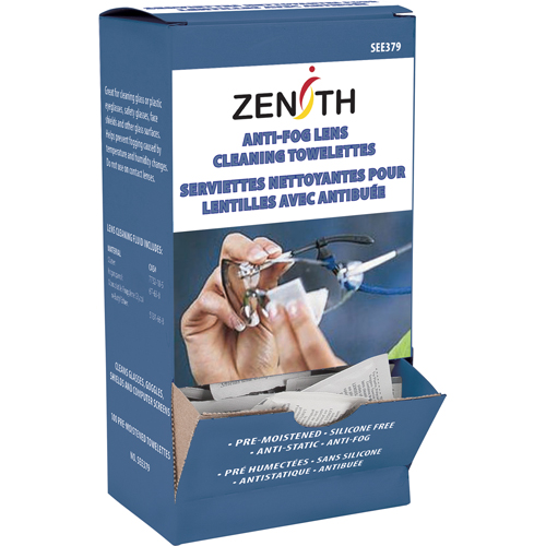 Lens Cleaning Towelettes, 5" x 8", Pack Of 100 SPOC Demo
