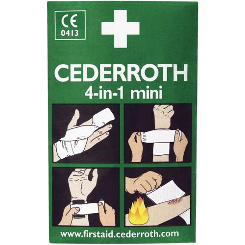 Cederroth 4-in-1 Bloodstopper, 5" L x 3" W SPOC Demo