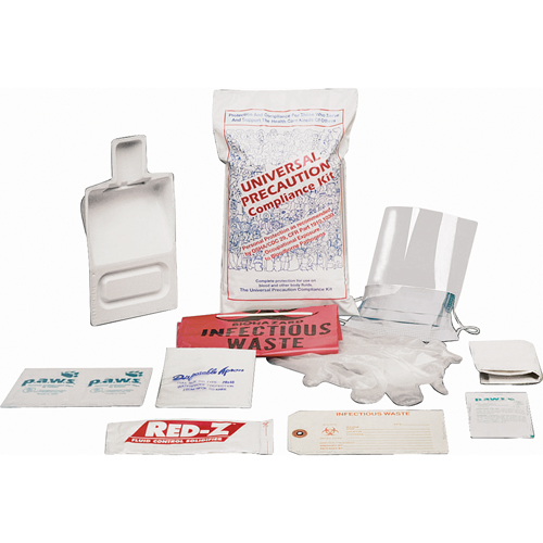 Trousses de nettoyage de d&eacute;versements liquides, Mati&egrave;res dangereuses, Sac, Absorbance de Aucune SPOC Demo