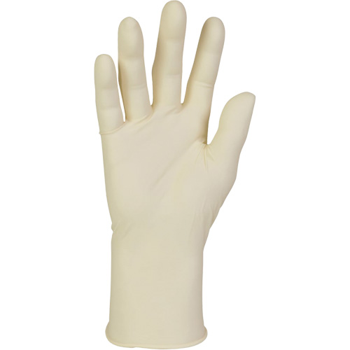 Gants dexamen en PFE Kim-Tech, Grand, Latex, 6,3-mil, Sans poudre, Naturel, Classe 2 SPOC Demo