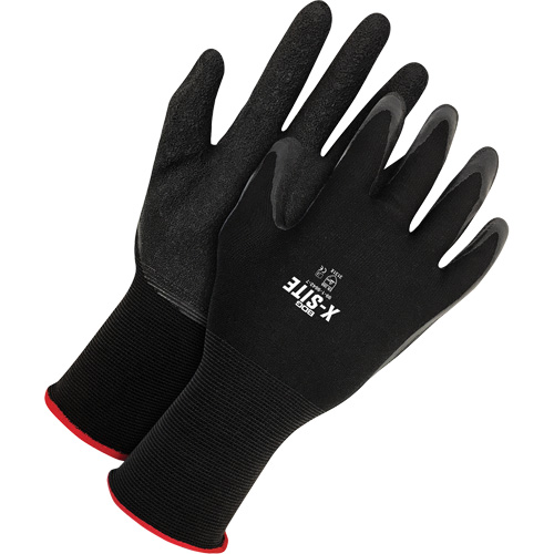 X-Site Coated Gloves, Small, Latex Coating, 15 Gauge, Nylon Shell SPOC Demo
