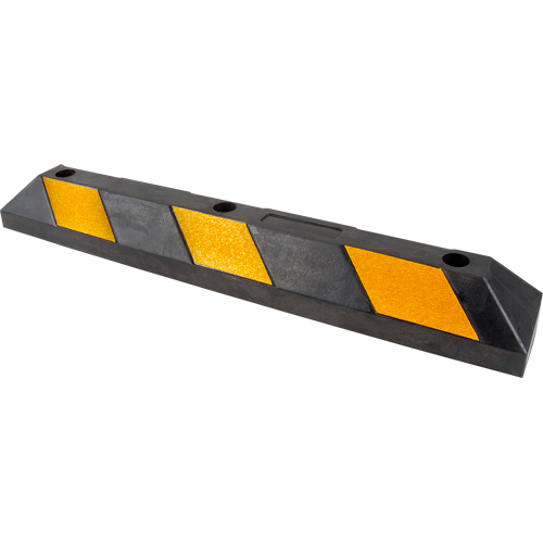 Butoir pour espace de stationnement, Caoutchouc, 3' l, Noir/Jaune SPOC Demo